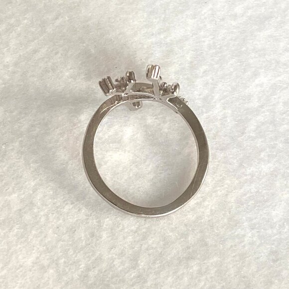 Sterling Silver 925 Star Sign Zodiac Virgo Constellation CZ Band Ring Sz 7.5 - Picture 7 of 16